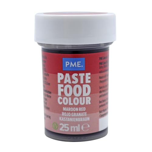 PME Pastenfarbe Kastanienrot, 25 g von PME