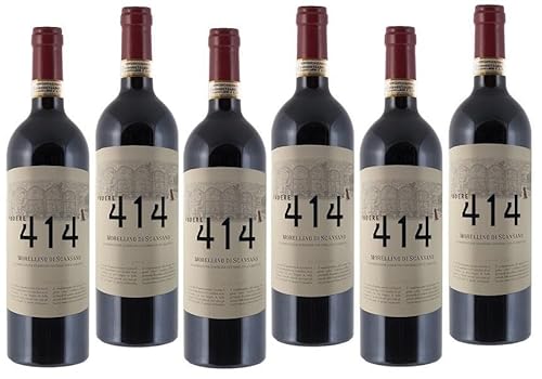 PODERE 414 VINO ROSSO MORELLINO DI SCANSANO 2021 DOCG 75 CL 6 FLASCHEN von PODERE 414