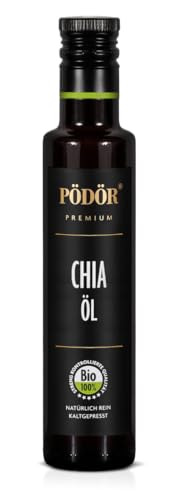 PÖDÖR - Bio Chiaöl - kaltgepresst - naturbelassen - ungefiltert (250 ml) von PÖDÖR