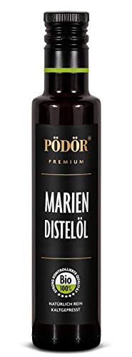 PÖDÖR - Bio Mariendistelöl 250 ml - kaltgepresst - naturbelassen - ungefiltert von PÖDÖR