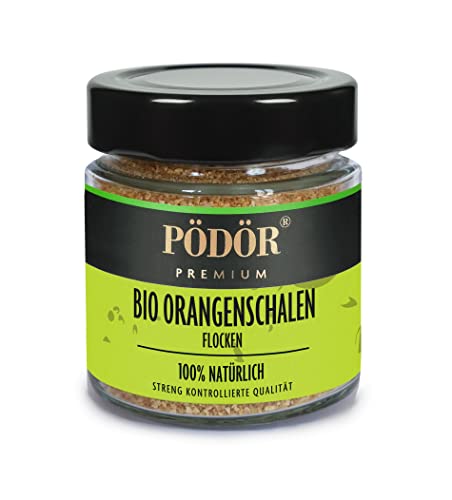 PÖDÖR - Bio Orangenschalen Flocken (70g) von PÖDÖR