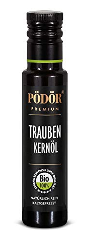 PÖDÖR - Bio Traubenkernöl 100 ml - kaltgepresst - naturbelassen - ungefiltert von PÖDÖR