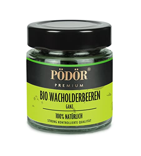 PÖDÖR - Bio Wacholderbeeren - ganz (110g) von PÖDÖR