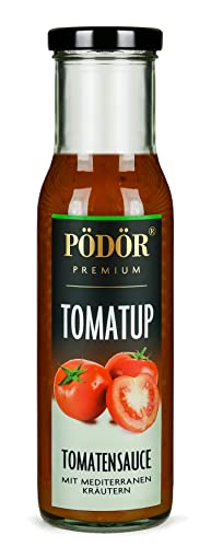 PÖDÖR Tomatup mit mediterranen Kräutern - Tomatensauce 250g von PÖDÖR