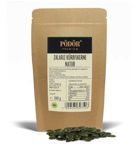 PÖDÖR - Zalariz Kürbiskerne - natur (200 g) von PÖDÖR