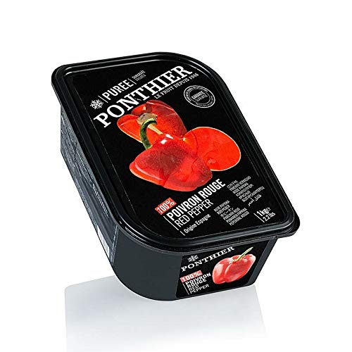 Püree- Rote Paprika, 100% Gemüse, ungezuckert, TK, 1 kg von PONTHIER SAS