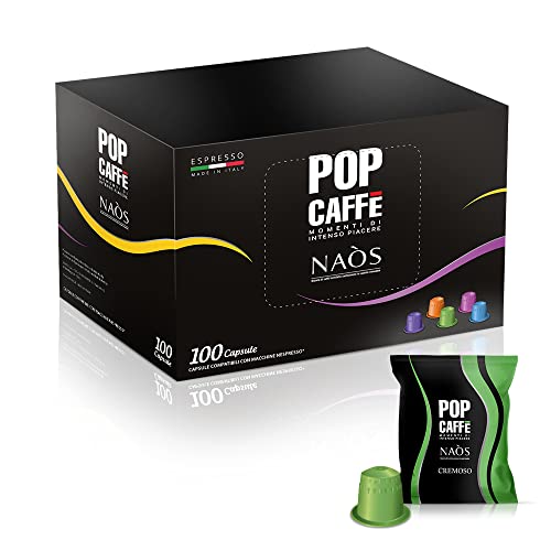 100 Kapseln Pop Caffè Naos Mischung 2 Cremoso Produkte Kompatibel Nespresso von POP CAFFE'