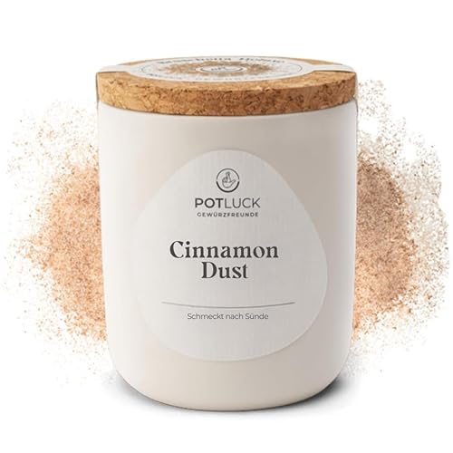 POTLUCK | Cinnamon Dust | Gewürzmischung im Keramiktopf | 90g | Vegan, glutenfrei und mit natürlichen Inhaltsstoffen von POTLUCK Gewürzfreunde