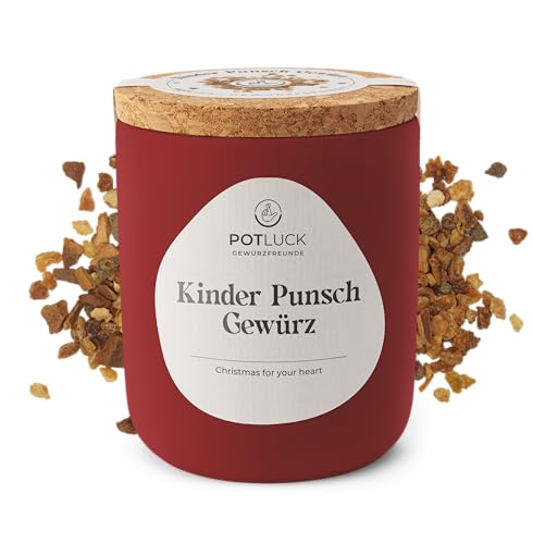 POTLUCK | Kinder Punsch Gewürz | Gewürzmischung im Keramiktopf | 60g | Vegan, glutenfrei und mit natürlichen Inhaltsstoffen von POTLUCK Gewürzfreunde