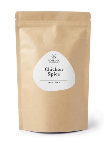 POTLUCK Gewürzfreunde | Potluck Refill | Chicken Spice Gewürzmischung im Refillpack | 120g | Glutenfrei und mit natürlichen Inhaltsstoffen von POTLUCK Gewürzfreunde