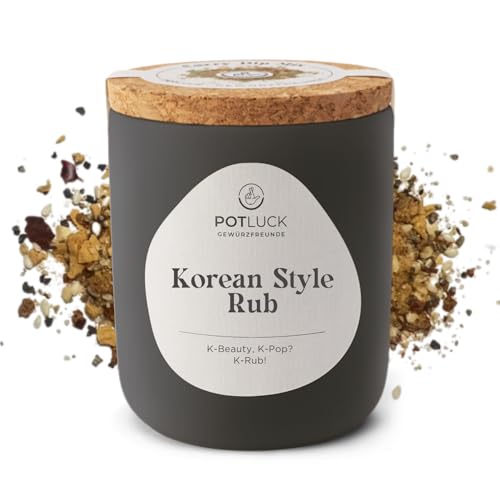 POTLUCK | Korean Style Rub | Trockenmarinade für Fleisch, Tofu, Gemüse oder Grillgerichte | 100g im Keramiktopf von POTLUCK Gewürzfreunde