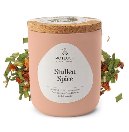 POTLUCK | Stullen Spice | Gewürzmischung im Keramiktopf | 60 g | Vegan, glutenfrei und mit natürlichen Inhaltsstoffen von POTLUCK Gewürzfreunde