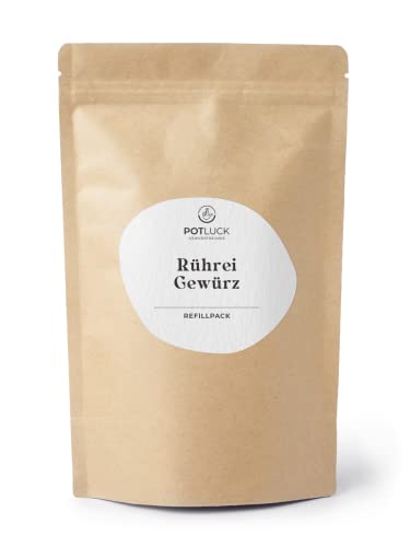 Potluck, Refill Rührei-Gewürz, Gewürzmischung im Refillpack, Glutenfrei und mit natürlichen Inhaltsstoffen, 60g von POTLUCK Gewürzfreunde