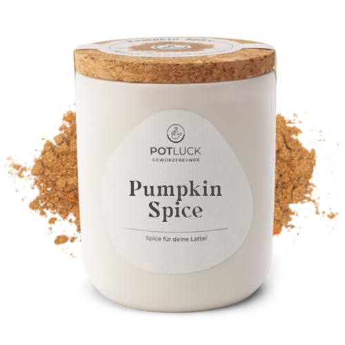 POTLUCK | Pumpkin Spice | Gewürzmischung im Keramiktopf | 70g | Vegan, glutenfrei und mit natürlichen Inhaltsstoffen von POTLUCK Gewürzfreunde