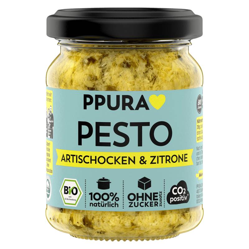 Bio Pesto Artischocken und Zitrone von PPura