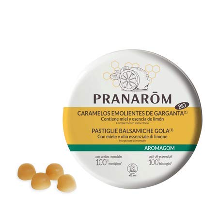 Emollient Candies Honey Lemon Bio 45 gr von Pranarom