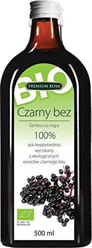 Schwarz flieder Saft 100% BIO B/C 500ml von PREMIUM ROSA