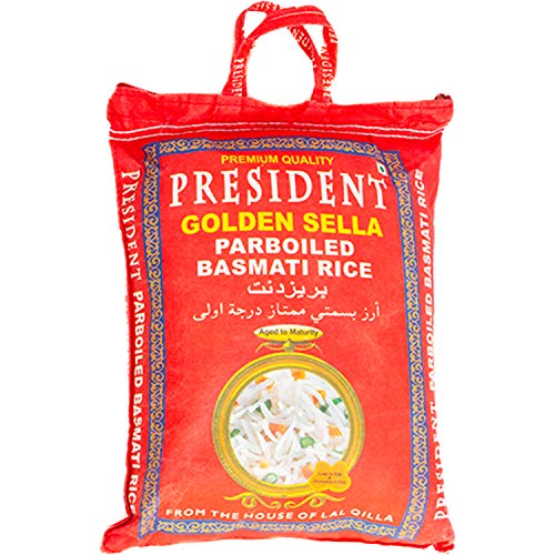 ebaney - Basmati Reis Golden Sella, (1 X 5 KG) von PRESIDENT