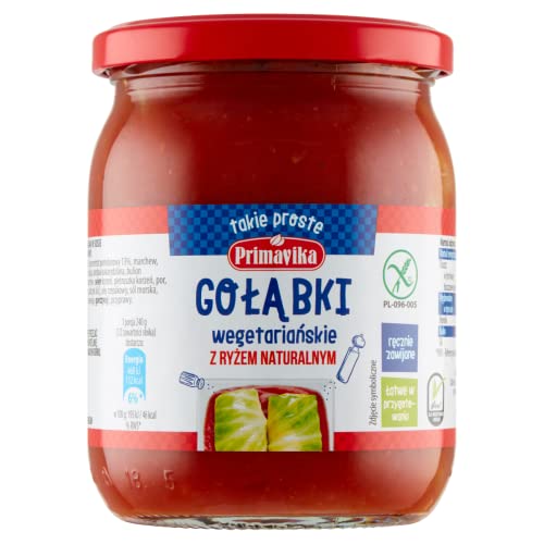 Vegetarische Kohlrouladen mit natürlichem Reis GLUTENFREI 480 g - PRIMAVIKA von PRIMAVIKA