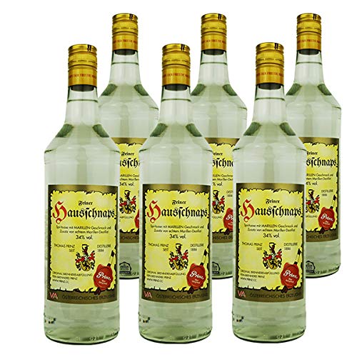 Prinz Hausschnaps mit Marille Obstbrand (6 x 1 l) von PRINZ