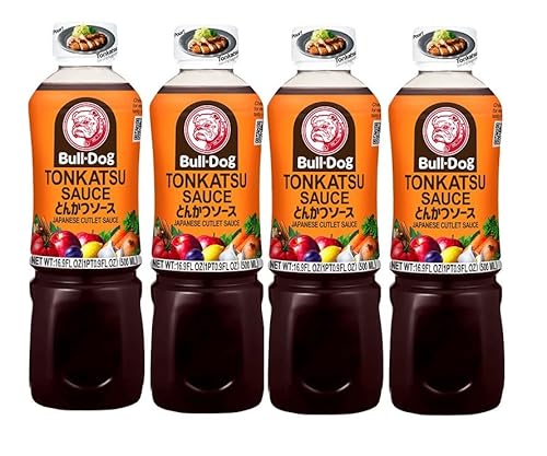 Bull Dog - Tonkatsu Sauce Obst und Gemüsesauce 500 ml x 4 Einheiten-Pack Promoo von PROMOO