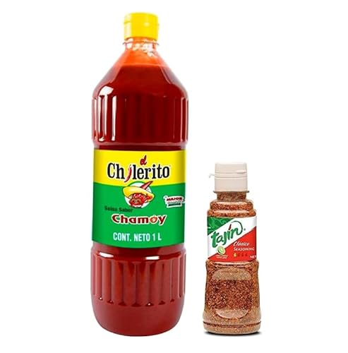 Chilerito Mexikanische Chamoy-Sauce 1L + Tajin Classic – mexikanisches Gewürz 142g - Pack Promoo von PROMOO