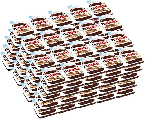 FERRERO - Nutella in Einzeldosen, Set mit 100 Einheiten à 15 g, Haselnusscreme und Schokoladenaufstrich - Pack Promoo von PROMOO