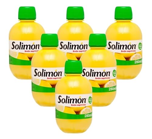 Solimon – Reiner gepresster Zitronensaft 280 ml x 6 Einheiten -Pack Promoo von PROMOO