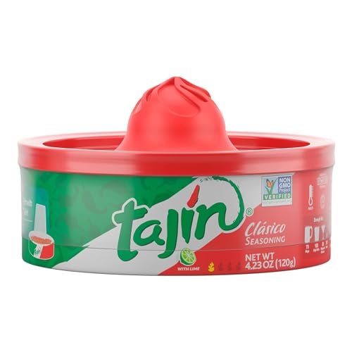 Tajin Clasico - Seasonning Rimmer 120 gr, Escarchador para bebidas moja el vaso con el jugo y disfruta - Pack Promoo von PROMOO