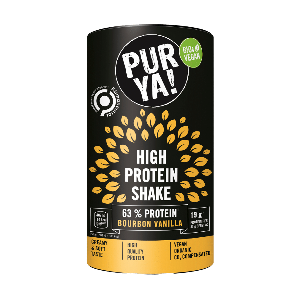 Bio High Protein Shake Bourbon Vanille von PURYA!