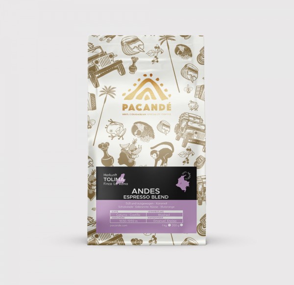 Pacandé ANDES  Specialty Coffee 350g von Pacandé