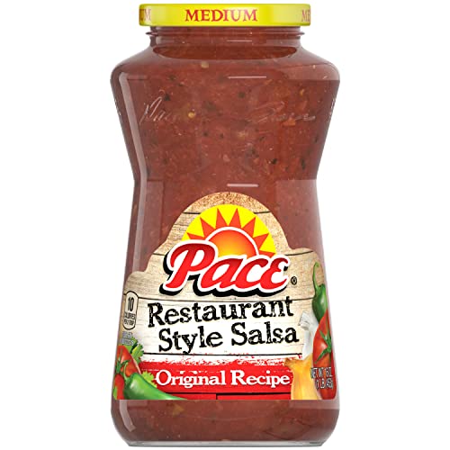 Pace Salsa, Restaurant-Stil, Originalrezept, mittlere Salsa, perfekt für Taco-Nacht, 473 ml Glas von Pace