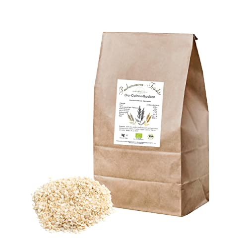 5 kg BIO Quinoa Flocken | Glutenfrei | Vegan | Vollkorn | Plastikfrei | Ideal für Porridge, Müsli oder zum Backen von Pachamama-Früchte