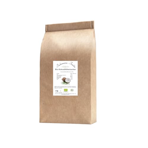 BIO Kokosblütenzucker 5 kg | | Plastikfrei | Ohne Susatzstoffe von Pachamama-Früchte