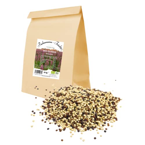 BIO Quinoa tricolor, bunt aus Peru | 5 kg | Plastikfrei | Vegan, Superfood, Glutenfrei von Pachamama-Früchte