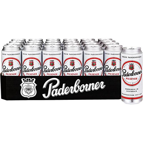 48 Dosen Paderborner Pils a 500ml 4,9% vol. a 0,5L Liter Bier inc. 12.00€ EINWEG Pfand von Paderborner