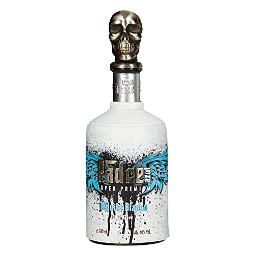 Padre Azul Tequila Blanco 40% 0,7 l • Premium Tequila Made in Jalisco Mexico • Fruchtiger Blanco Tequila mit intensiven Aromen von Padre azul