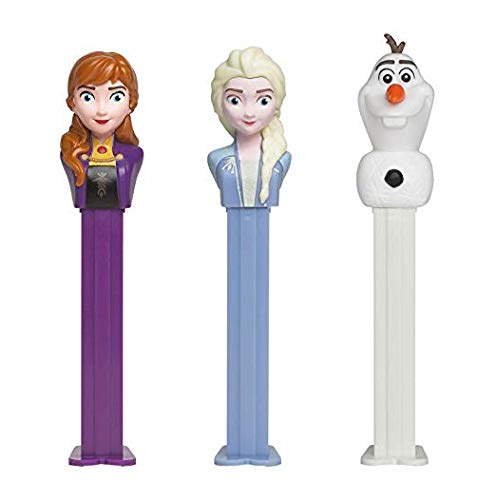 Die Eiskönigin 2 Pez 3er-Pack – Elsa, Anna und Olaf mit 6 Süßigkeiten-Nachfüllpackungen von Page74Sales