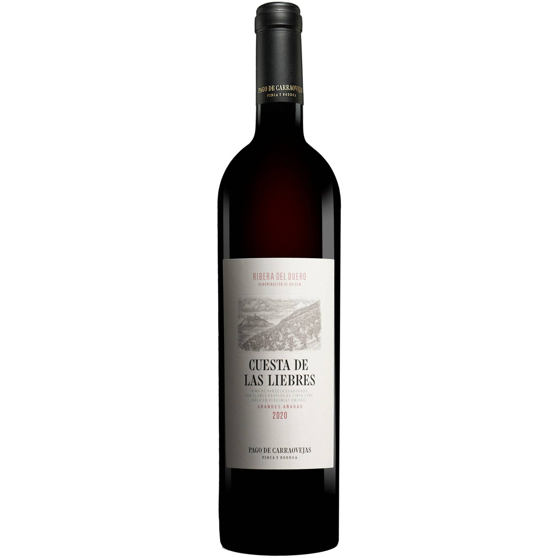 Pago de Carraovejas »Cuesta de las Liebres« Reserva 2020  0.75L 15% Vol. Rotwein Trocken aus Spanien von Pago de Carraovejas