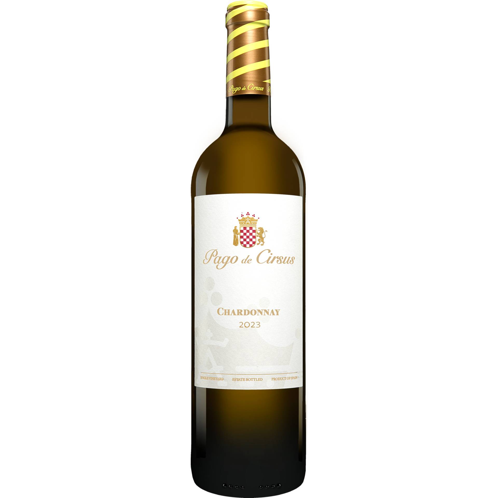 Pago de Cirsus Chardonnay 2023  0.75L 14.5% Vol. Weißwein Trocken aus Spanien von Pago de Cirsus