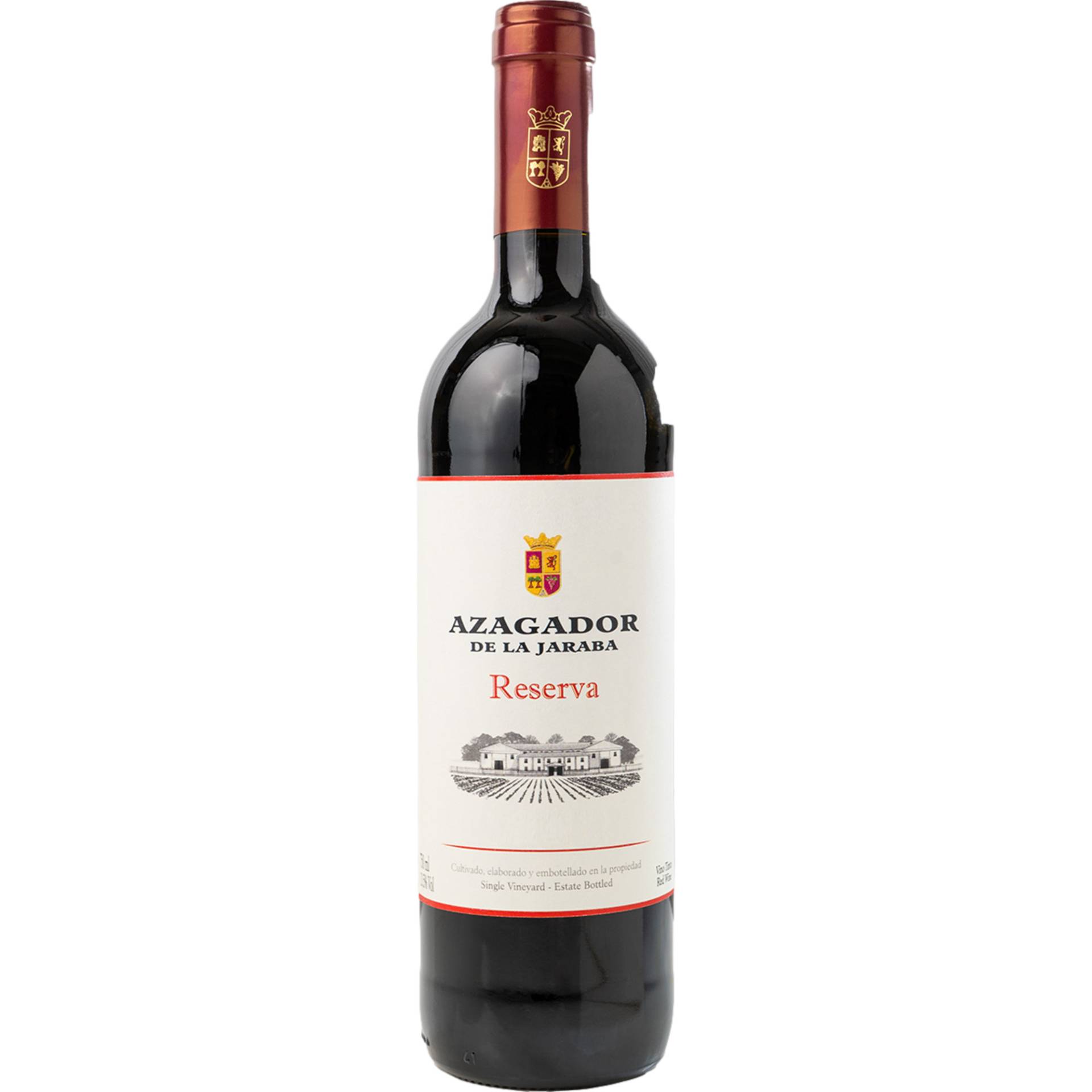 Pago de la Jaraba Azagador Reserva, La Mancha DO, Kastilien - La Mancha, 2017, Rotwein von Pago de la Jaraba, S.L. (Grupo GIA, S.L.),   ES 02600 Villarrobledo (Albacete)