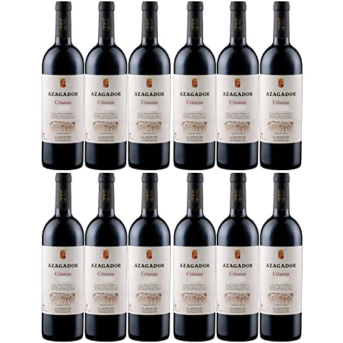 Pago de la Jaraba Azagador Crianza D.O. Rotwein Wein trocken Spanien I Visando Paket (12 x 0.75 l) von Pago de la Jaraba