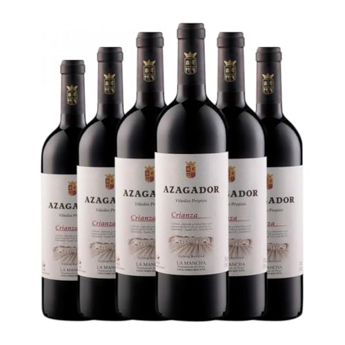 Pago de la Jaraba Azagador La Mancha Alterung 75 cl Rotwein (Karton mit 6 Flaschen von 75 cl) von Pago de la Jaraba