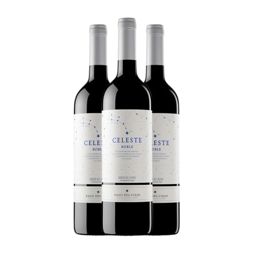 Pago del Cielo Celeste Tempranillo Ribera del Duero Eiche 75 cl (Schachtel mit 3 Flaschen von 75 cl) von Pago del Cielo - Torres