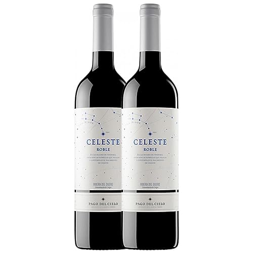 Pago del Cielo Celeste Tempranillo Ribera del Duero Eiche Magnum-Flasche 1,5 L (Schachtel mit 2 Magnum-Flasche von 1,5 L) von Pago del Cielo - Torres