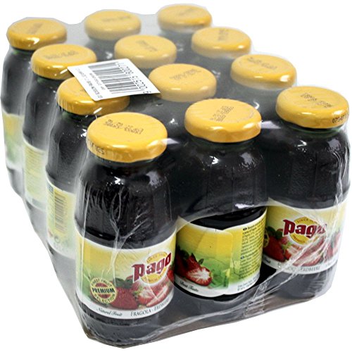 Pago Erdbeersaft (12x0,2l Flaschen) von Pago