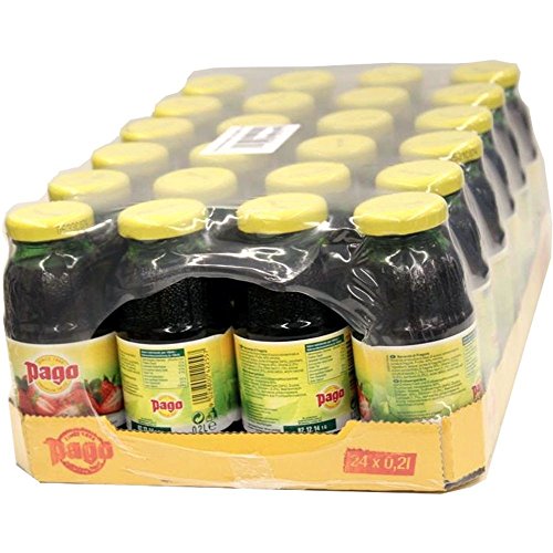 Pago Fruchtsaft - Erdbeere 24x0,2l von Pago