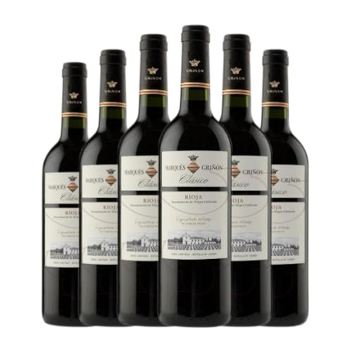 Marqués de Griñón Clásico Rioja Alterung 75 cl Rotwein (Karton mit 6 Flaschen von 75 cl) von Pagos Marqués de Griñón