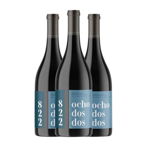 Pagos de Anguix 822 Ocho Dos Dos Tinta del País Tempranillo Ribera del Duero 75 cl Rotwein (Karton mit 3 Flaschen von 75 cl) von Pagos de Anguix