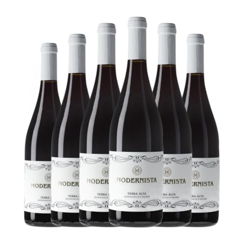 Pagos de Hí"bera Modernista Negre Grenache Tintorera Terra Alta 75 cl Rotwein (Karton mit 6 Flaschen von 75 cl) von Pagos de Hí"bera